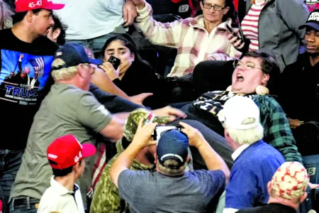 Assault charge expected in Trump rally scuffle